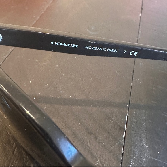 Coach Black Sunglasses with Orange Case - Picture 10 of 15